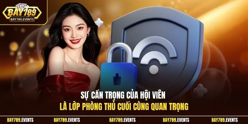 Sự cẩn trọng của hội viên là lớp phòng thủ cuối cùng quan trọng